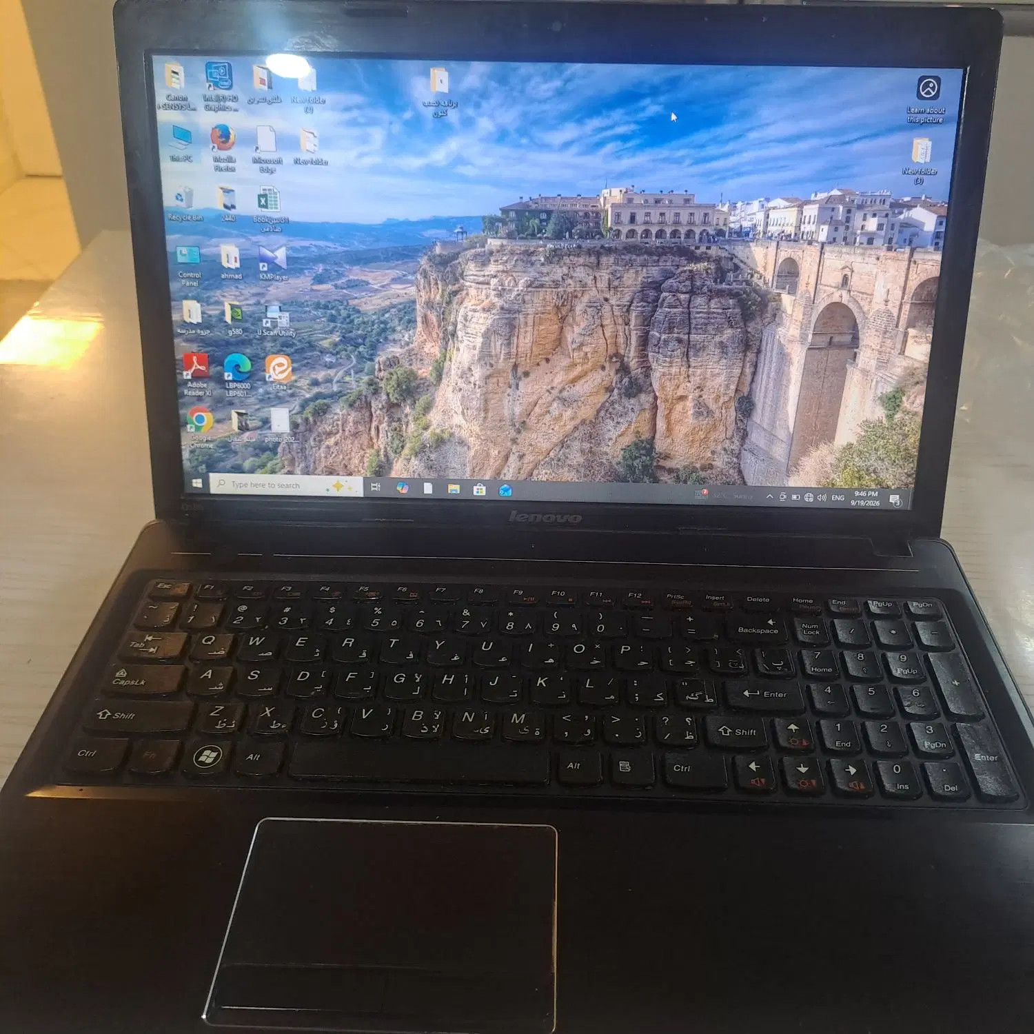 لب تاپ لنوو مدل G580 سال ۲۰۱۵|رایانه همراه|تهران, باغ فیض|دیوار