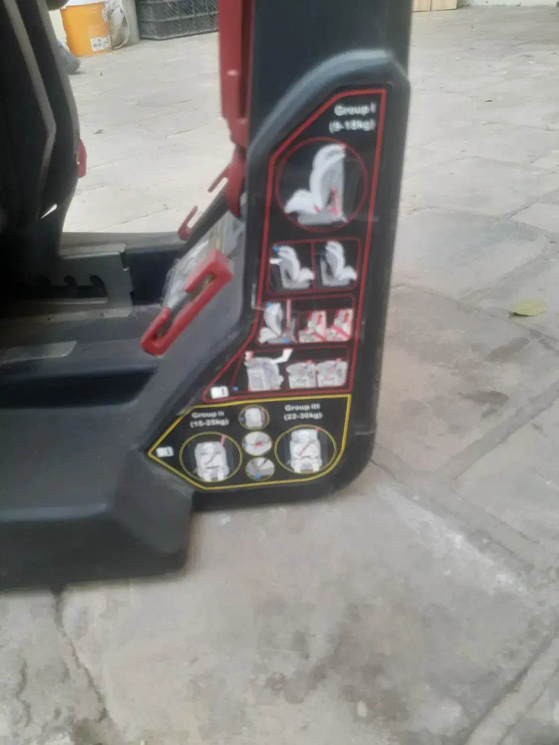 صندلی ماشین کودک|کالسکه و لوازم جانبی|یزد, |دیوار