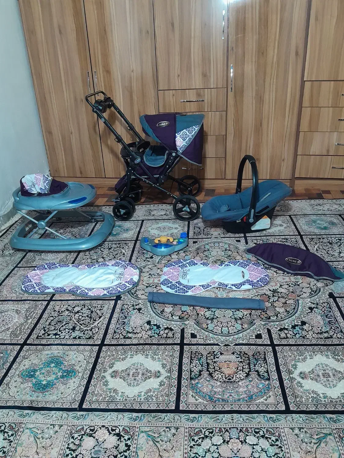 پک کامل کالسکه مدل بنیتا|کالسکه و لوازم جانبی|اهواز, زیتون کارگری|دیوار