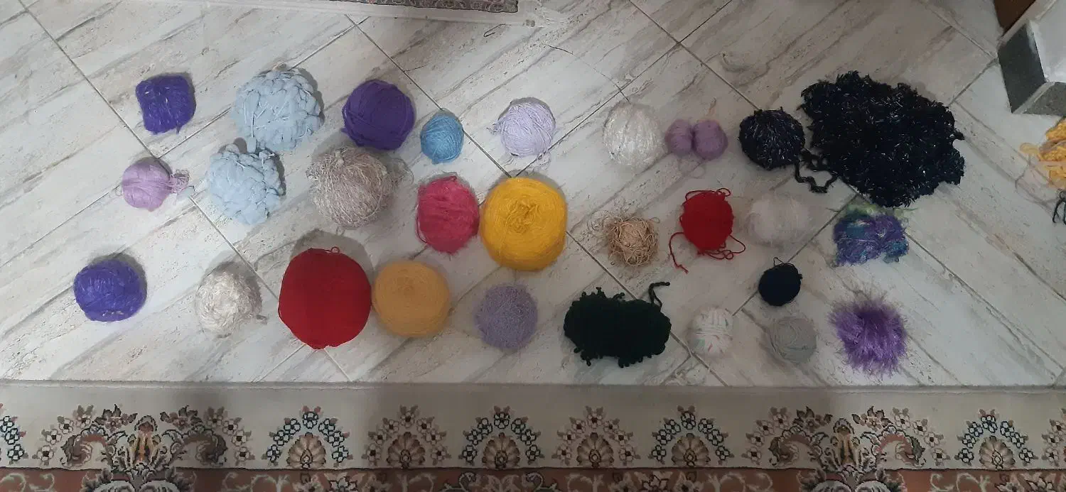 نخ کاموا وشاین دار|لوازم خیاطی و بافتنی|تهران, افسریه شمالی|دیوار