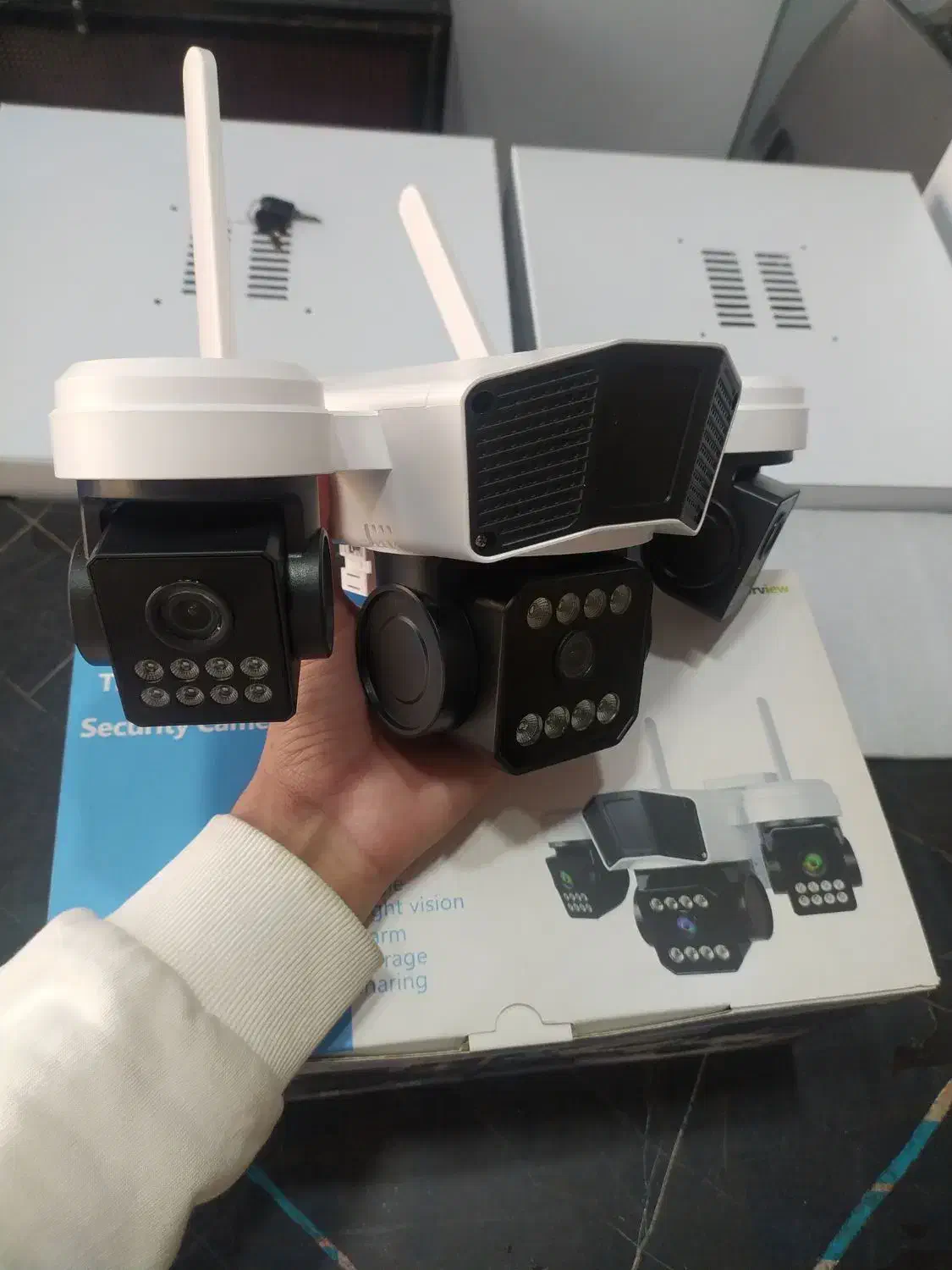 دوربین سیم‌کارتی 3 لنز چرخشی OKAM|دوربین مداربسته|سقز, |دیوار