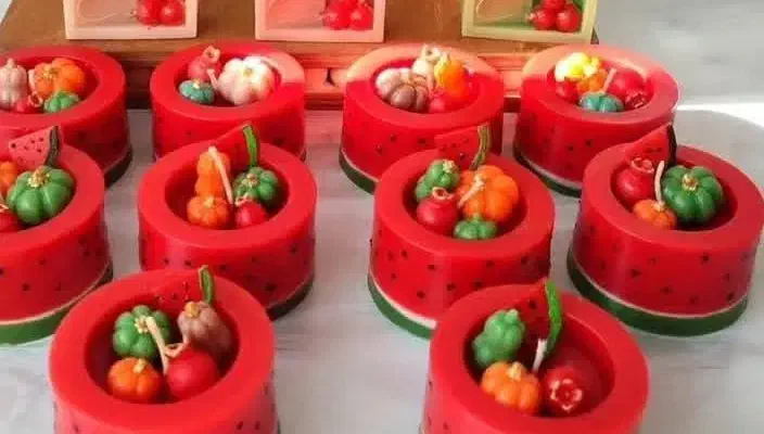 شمع فانوسی یلدا|صنایع دستی و سایر لوازم تزئینی|کیاشهر, |دیوار