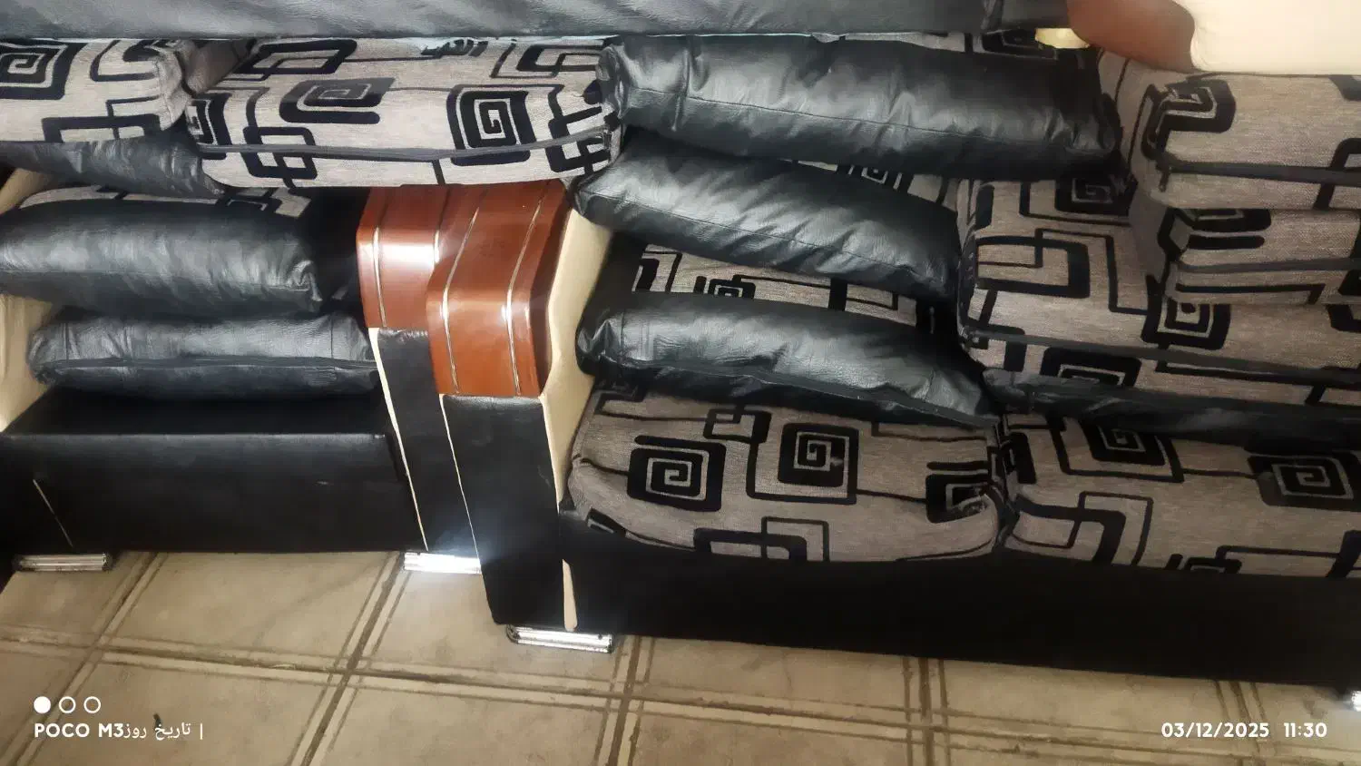 یک دست مبلمان تمیز هفت نفره فقط پنج تومان|مبلمان خانگی و میز عسلی|قوچان, |دیوار