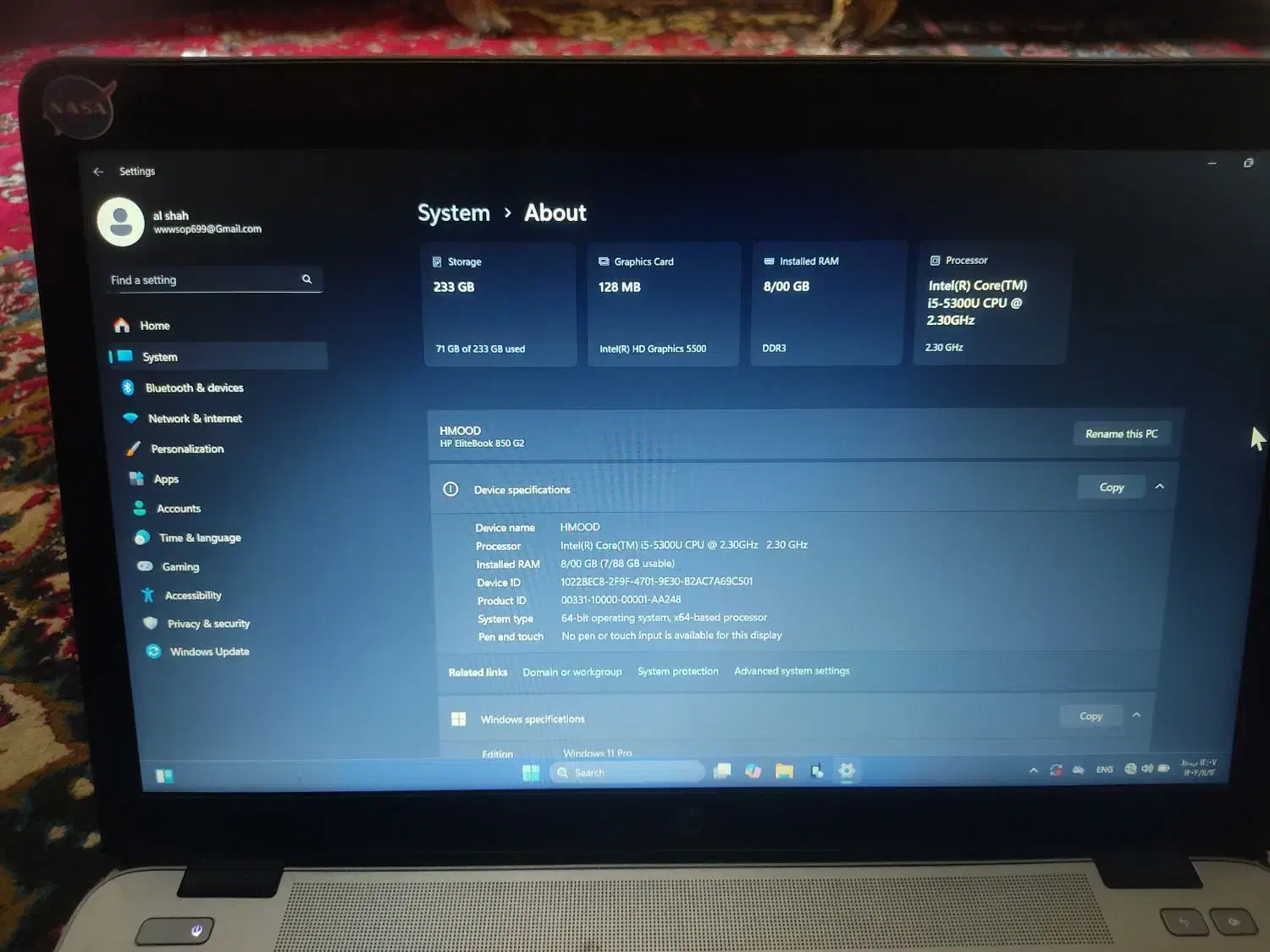 لپ تاپ hp|رایانه همراه|بندرعباس, |دیوار