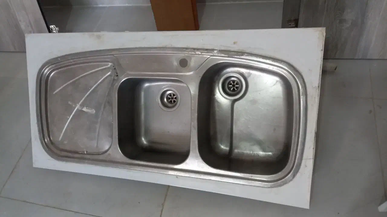 سینک تو کار|آب‌چکان و نظم‌دهنده ظروف|بروجرد, |دیوار