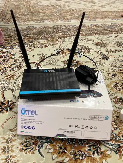 مودم U.Tel|مودم و تجهیزات شبکه|قم, سعادتی|دیوار