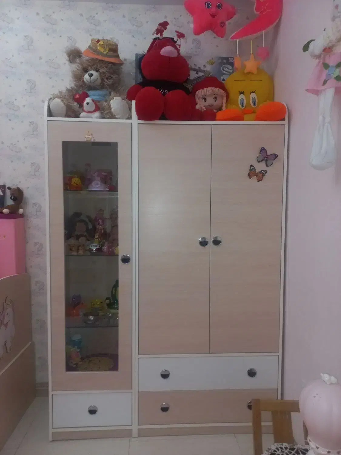 تخت وکمد کودک ونوجوان|تخت و سرویس خواب|پرند, فاز ۱|دیوار