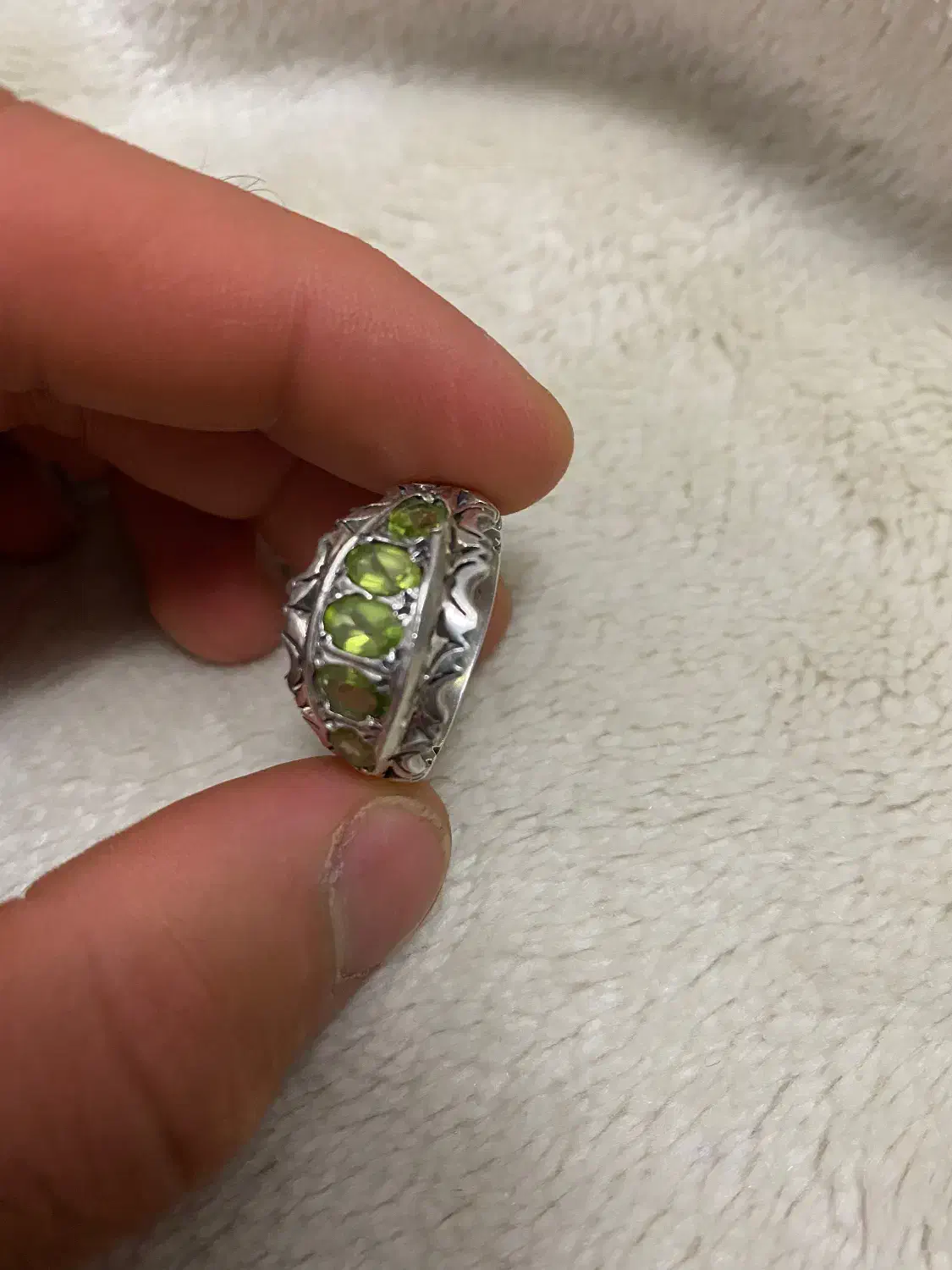 انگشتر زبر جد فاخر|جواهرات|خمینیشهر, |دیوار