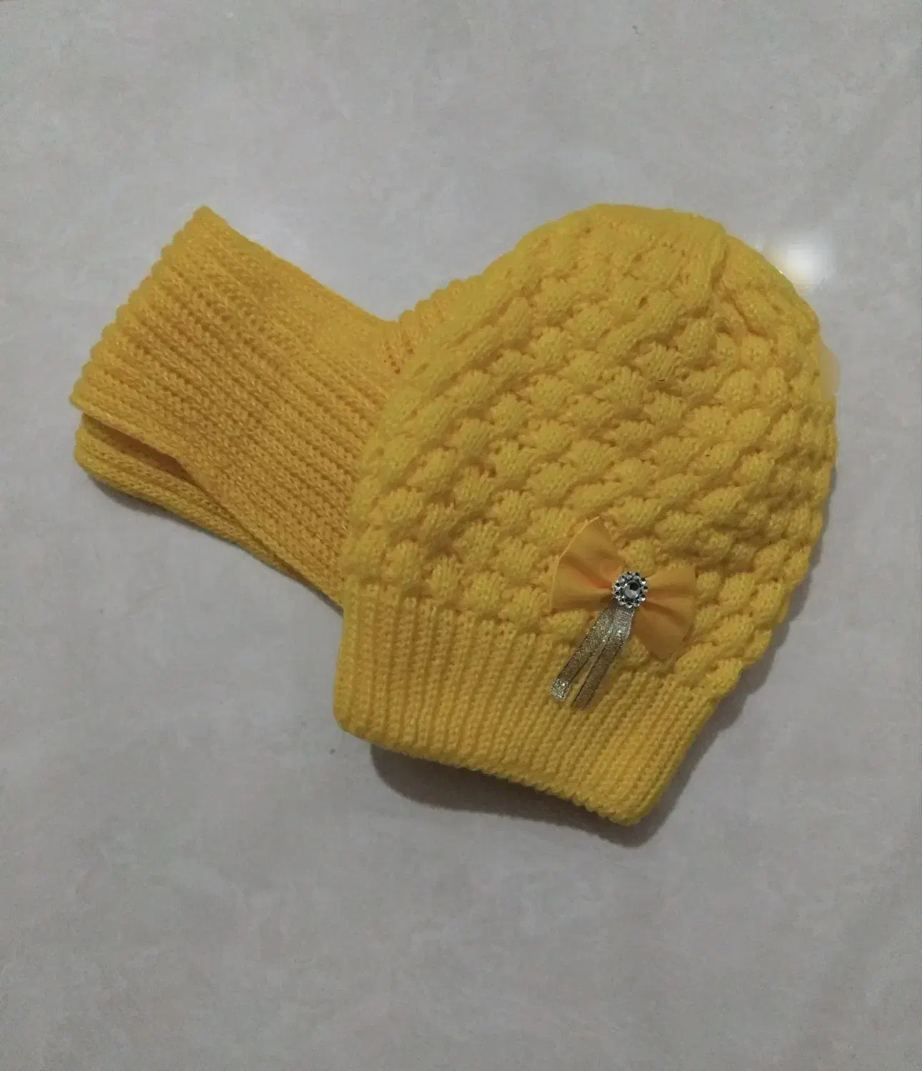 کلاه شالگردن دخترانه ژیله اسپرت|کفش و لباس بچه|مشهد, کوی دروی|دیوار