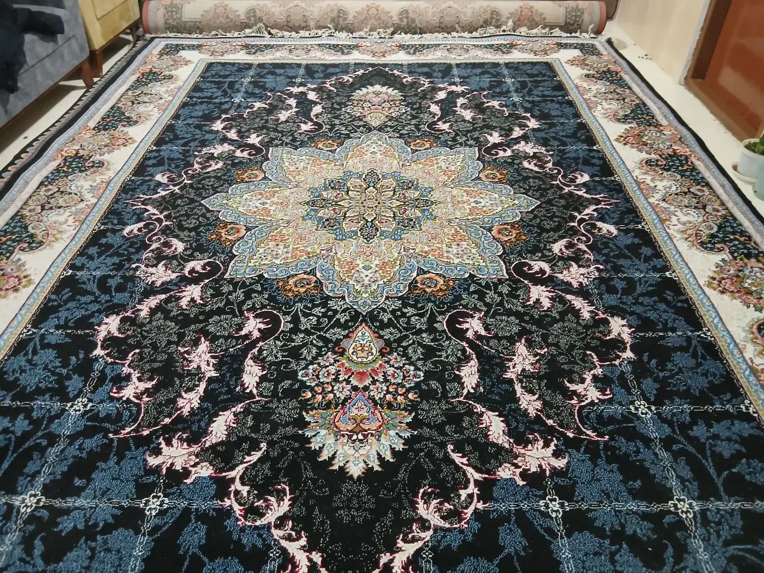 فرش نگین مشهد جفت|فرش|بجنورد, |دیوار