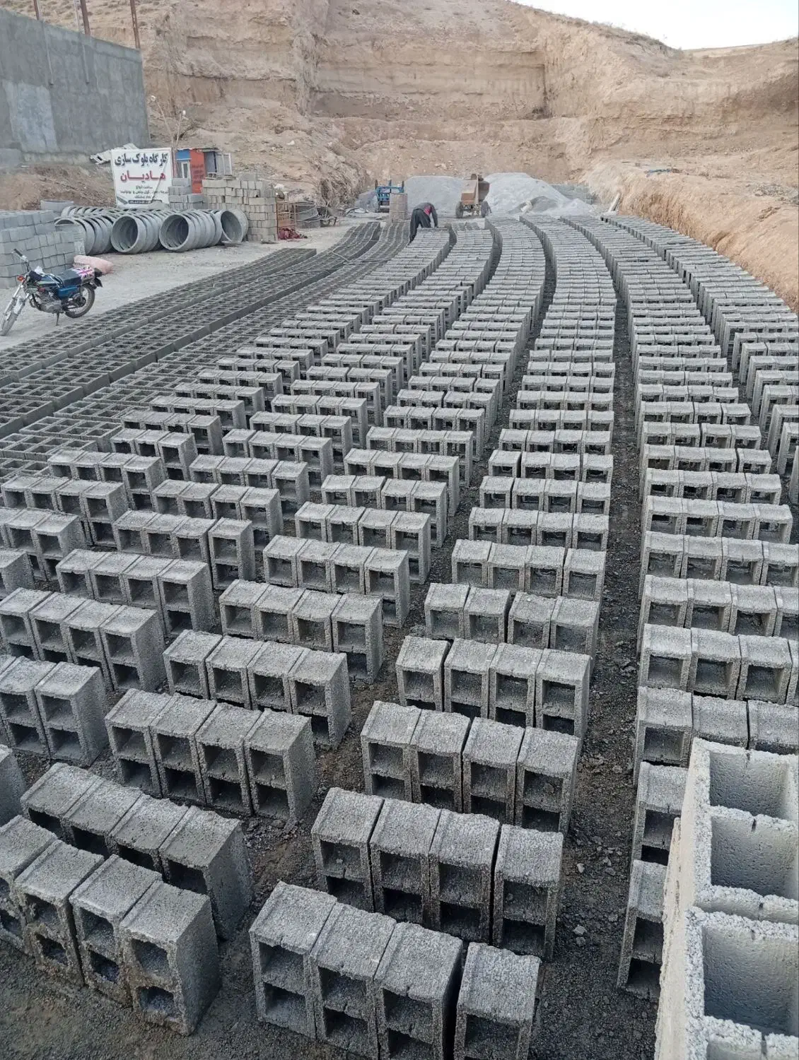 بلوک وکول سیمانی|مصالح و تجهیزات ساختمان|نورآباد, |دیوار