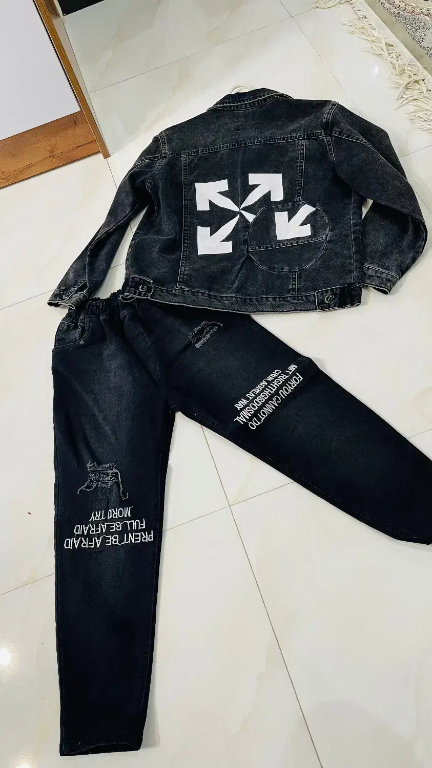 کت و شلوار جین پسرانه|کفش و لباس بچه|کرج, کیانمهر|دیوار