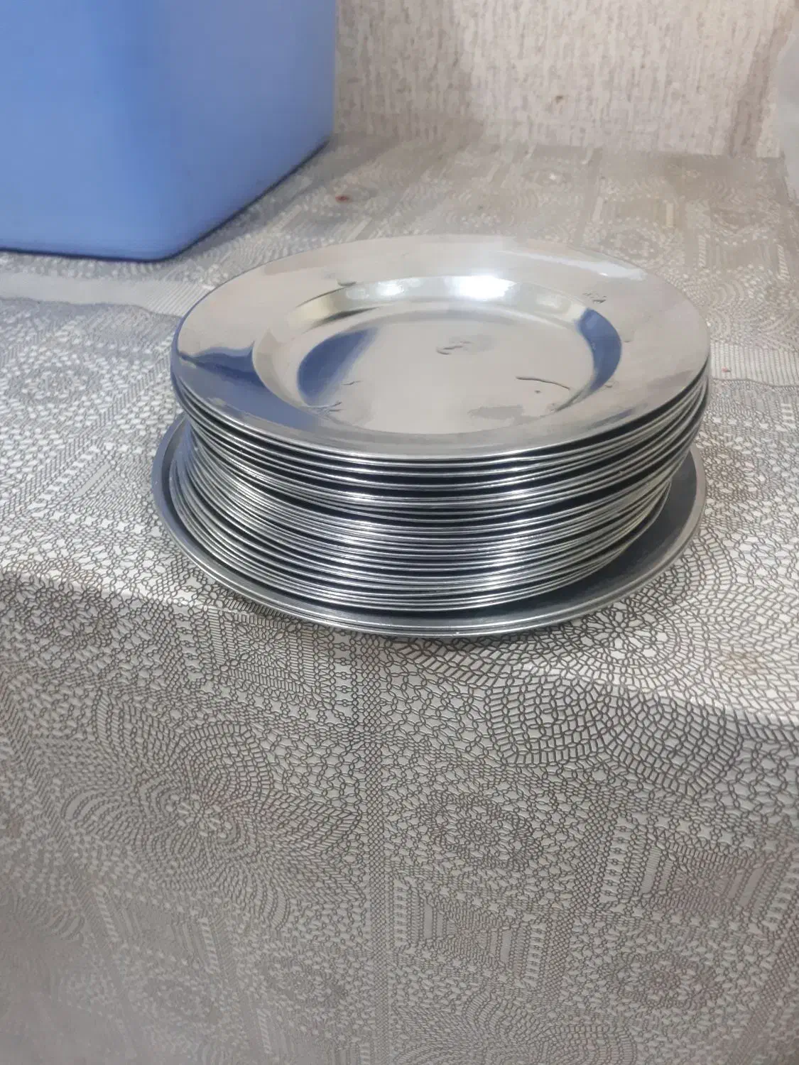 بشقاب استیل جزبز جغور بغور|ظروف سرو و پذیرایی|تبریز, |دیوار