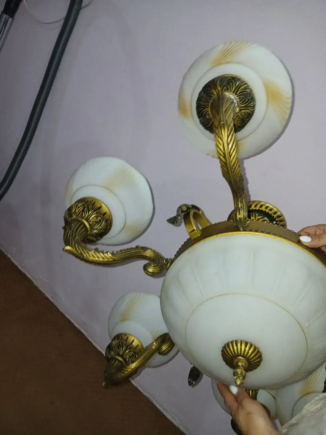 لوستر ۶ شاخه ۲ عدد|لوستر و چراغ آویز|گرگان, |دیوار