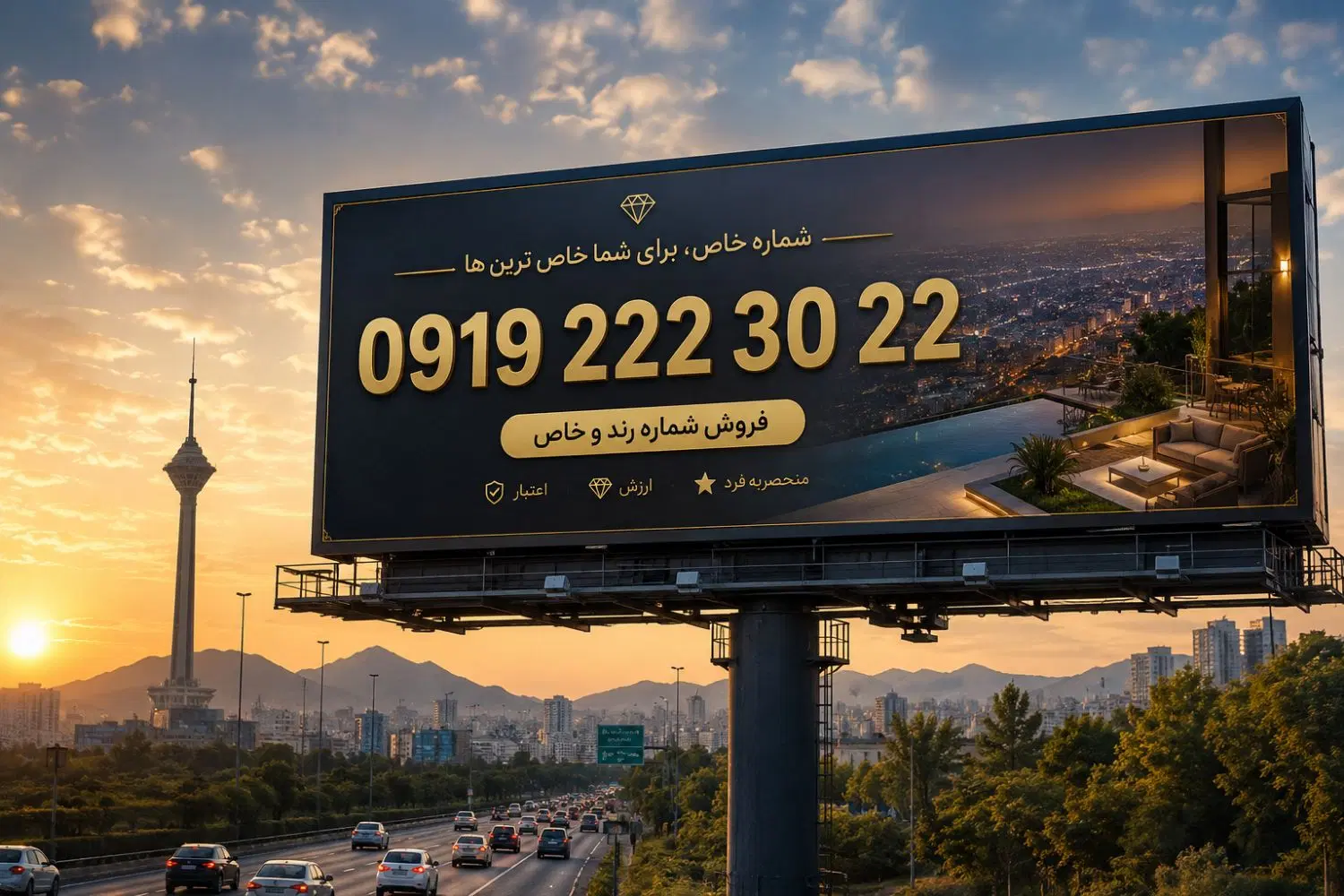 فروش خط رُند VIP محصوص تبلیغات بیلبورد|سیمکارت|تهران, آرژانتین|دیوار