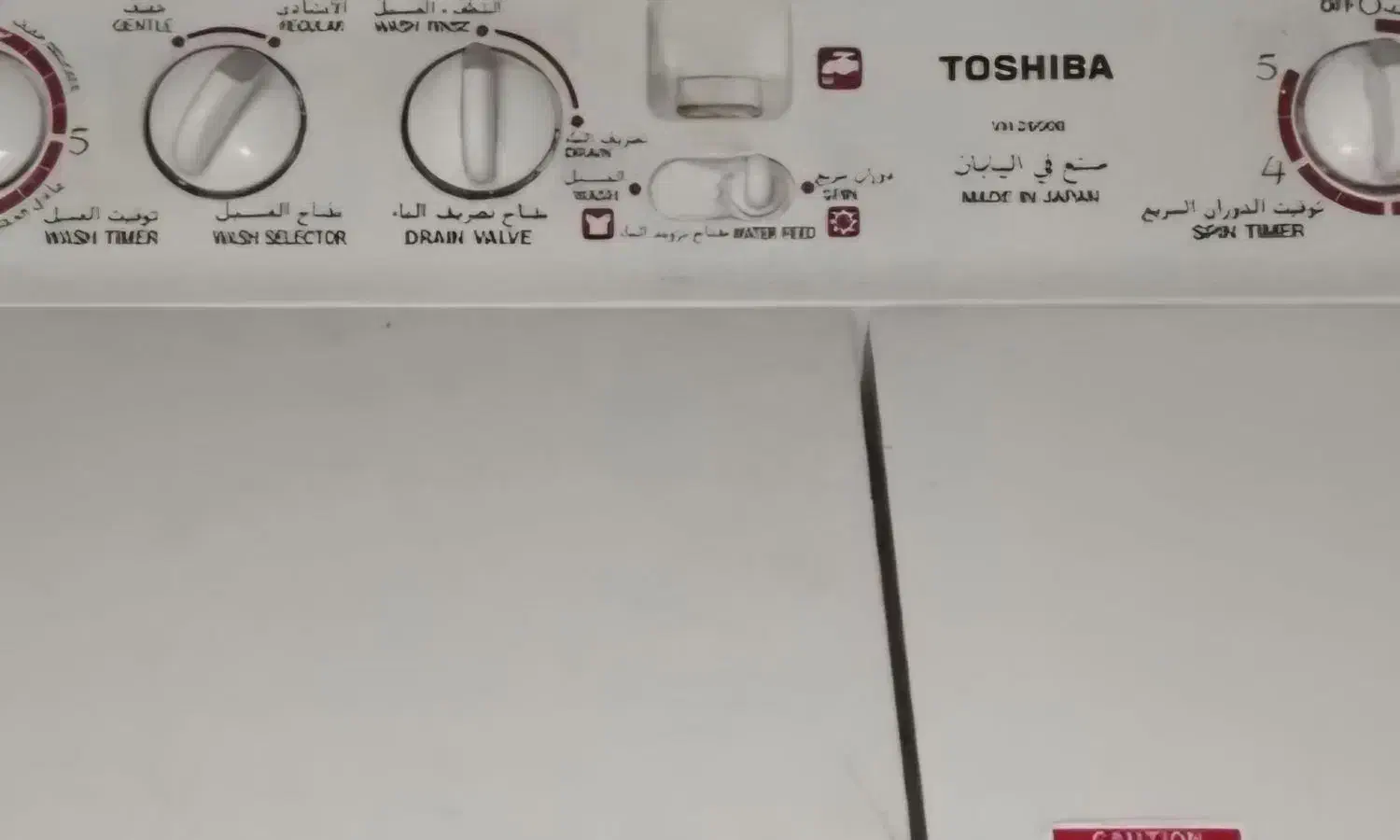 لباسشویی دو قرو توشیبا اصل ژاپن|ماشین لباسشویی و خشک‌کن لباس|اهواز, کیانشهر|دیوار