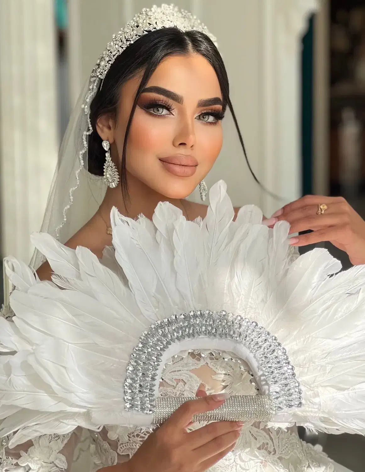 بادبزن عروس|صنایع دستی و سایر لوازم تزئینی|تبریز, |دیوار