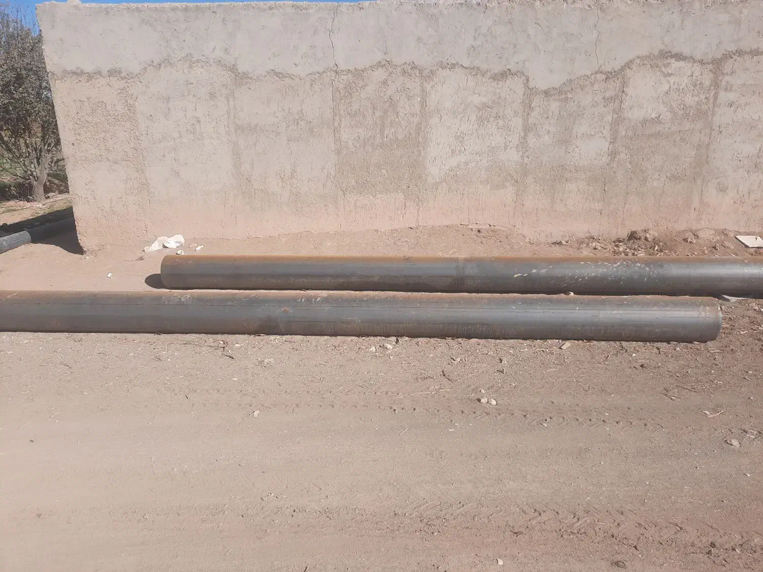 لوله جدار اهنی سایز( ۱۲ )بیست مترو پنجاه سانت   نو|مصالح و تجهیزات ساختمان|تاکستان, |دیوار