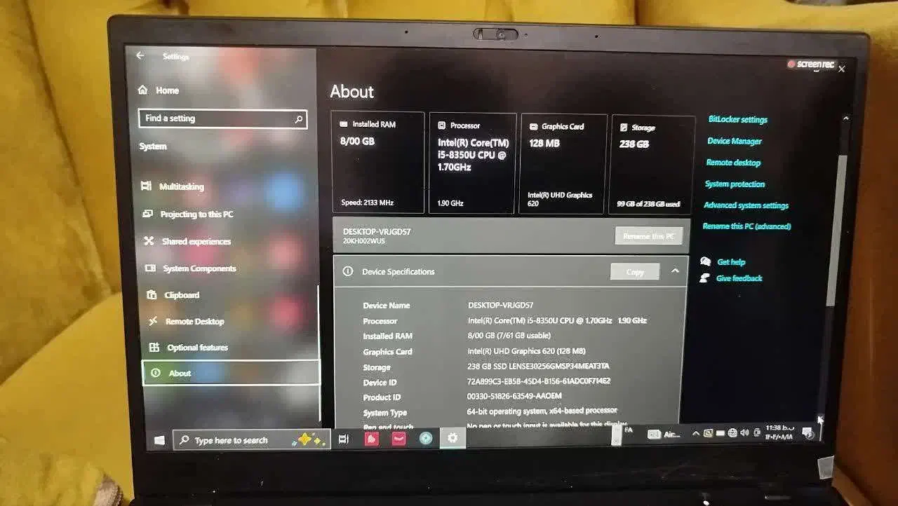 لپتاب لنوو|رایانه همراه|اهواز, کیانشهر|دیوار
