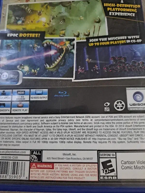 RAYMAN LEGENDS|کنسول، بازی ویدئویی و آنلاین|تهران, پاسداران|دیوار