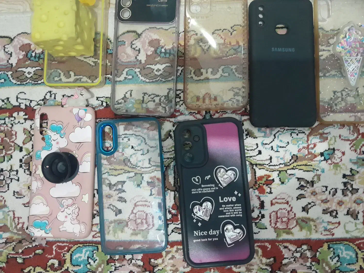 ۴۰عدد قاب گوشی  طرح مختلف در حدنو|لوازم جانبی موبایل و تبلت|اسلام‌شهر, شهرک احمدیه|دیوار