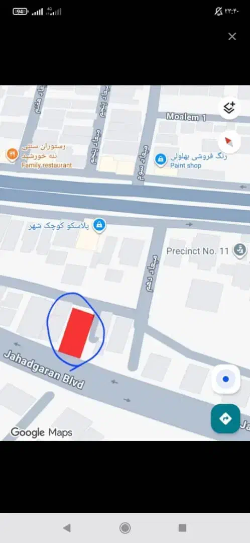 زمین تجاری مسکونی ۳۱۰ متری|فروش زمین و ملک کلنگی|دورود, |دیوار