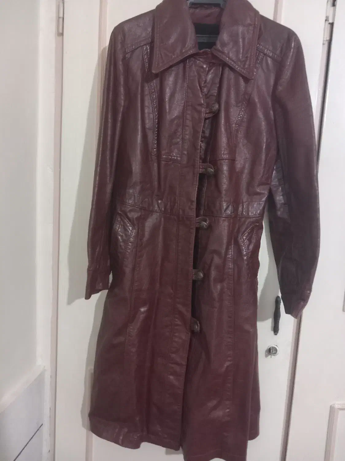 پالتو چرم طبیعی تمیز درحدنو|لباس|اراک, |دیوار