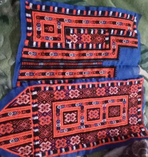 زیج آستین دست دوز|لباس|سراوان, |دیوار