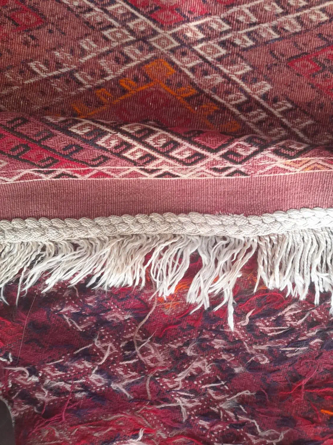 جاجیم قدیمی|گلیم، جاجیم، گبه|ارومیه, |دیوار