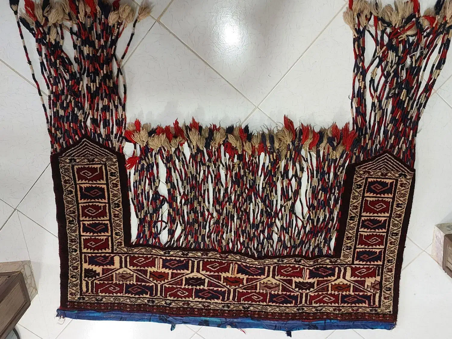 پرده فرش دستبافت|گلیم، جاجیم، گبه|مشهد, هفت تیر (نه دره)|دیوار