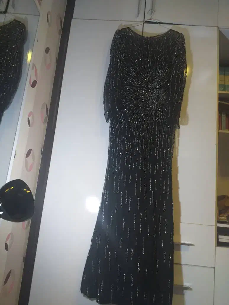 لباس مجلسی سنگ دوزی ترک سایز ۴۴|لباس|کرج, عظیمیه|دیوار