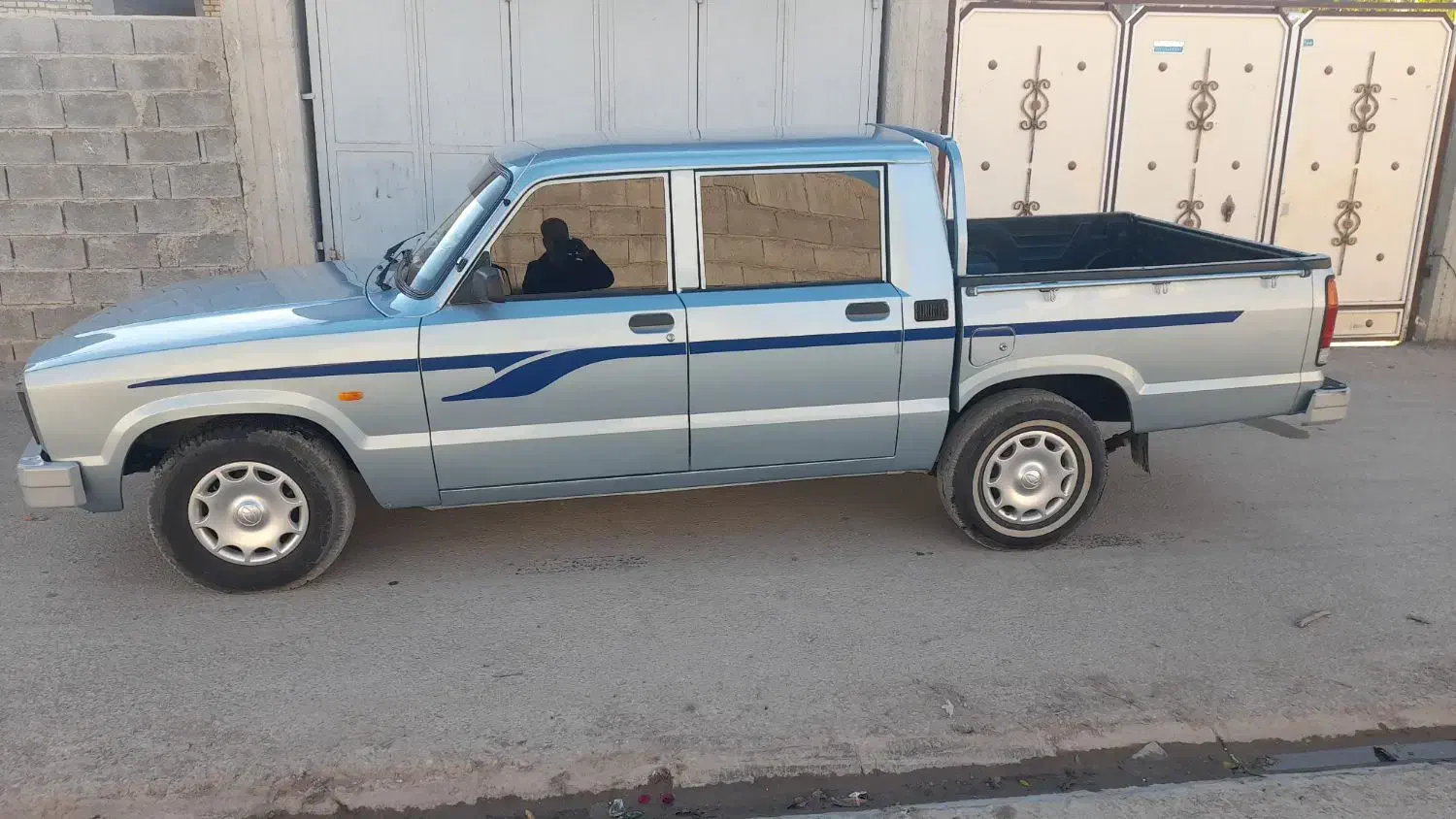 با سلام ماشین کارا دوکابین مدل ۹۹|خودرو سواری و وانت|کازرون, |دیوار