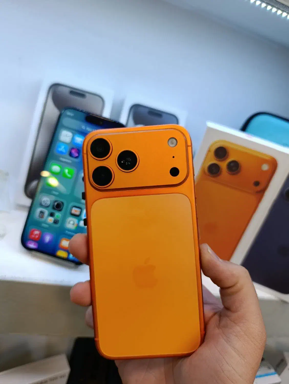 طرح آیفون17 پرومکس باریجستری وگارانتی سوپر فول کپی|موبایل|تهران, نازیآباد|دیوار