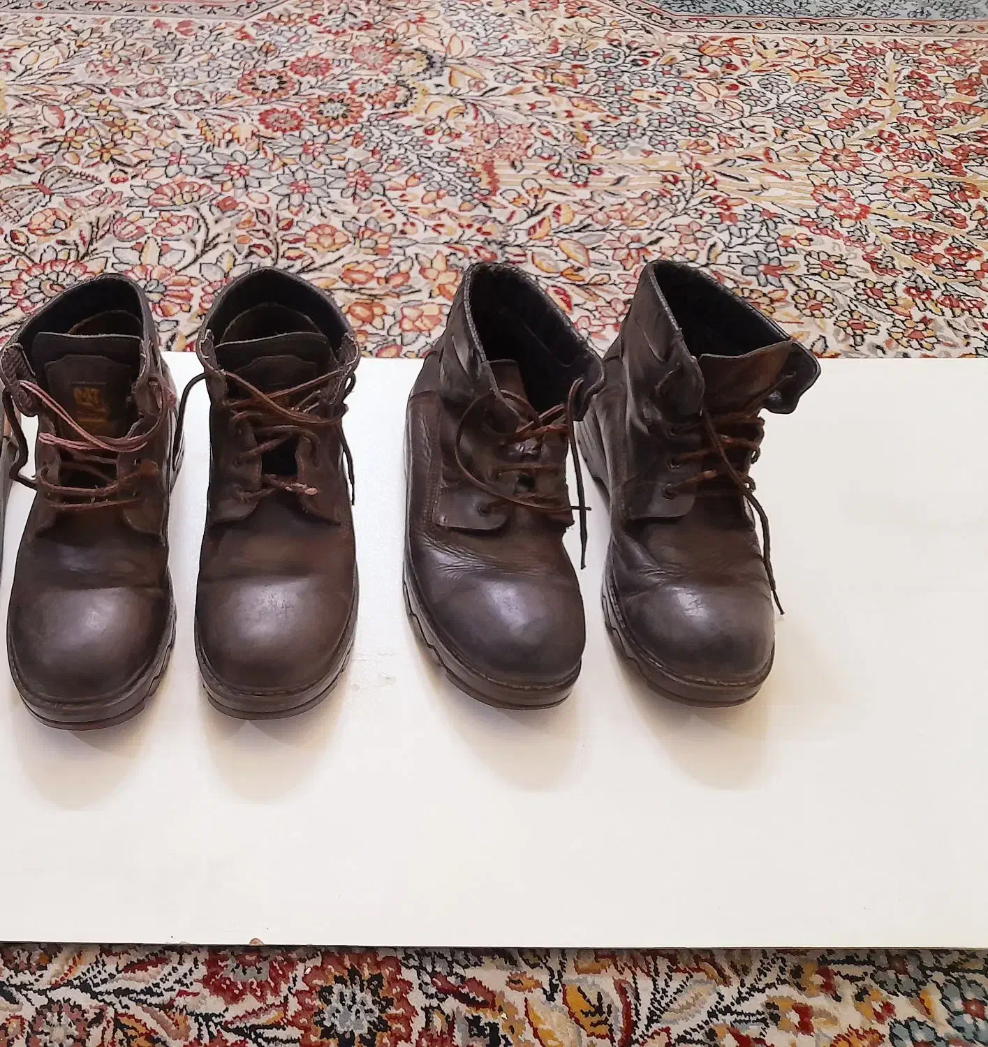 دو جفت پوتین چرم اصلی CAT|کیف، کفش، کمربند|چهاردانگه (تهران), |دیوار