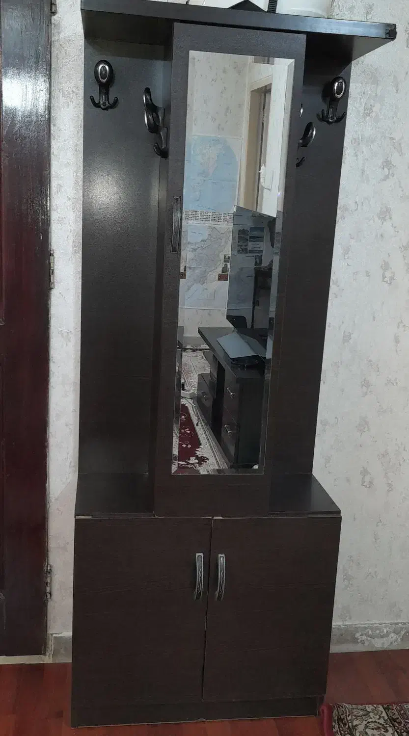 جاکفشی آینه دار|جاکفشی، کمد، دراور|تهران, خزانه|دیوار