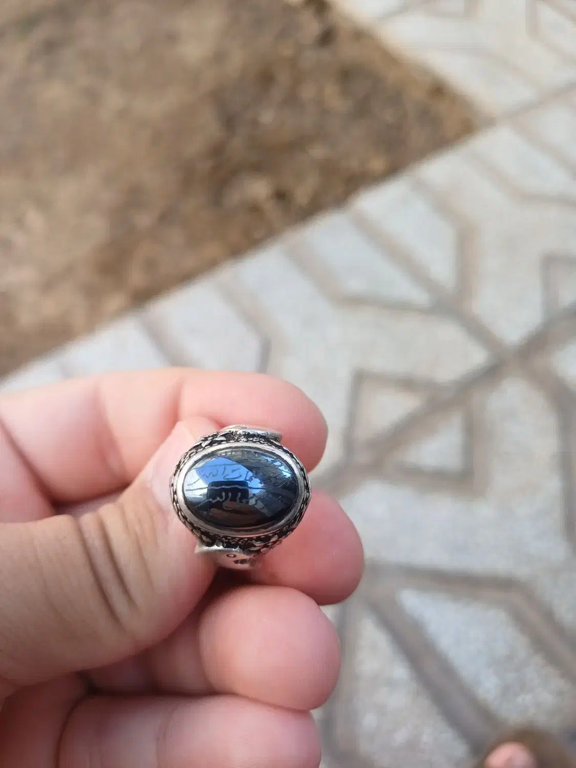 انگشتر نقره حدید|کلکسیون اشیاء عتیقه|سبزوار, توحیدشهر|دیوار