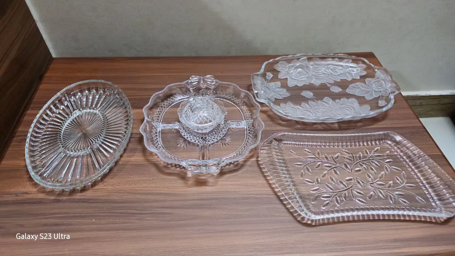 میوه خوری کریستال.ظروف تویو ژاپن.سینی کریستال.|ظروف سرو و پذیرایی|قم, علی آباد|دیوار