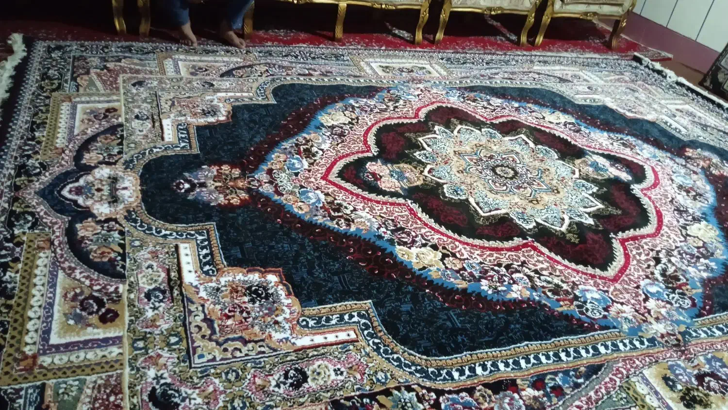 فرش دوازده متری کاملانو|فرش|سرخنکلاته, |دیوار