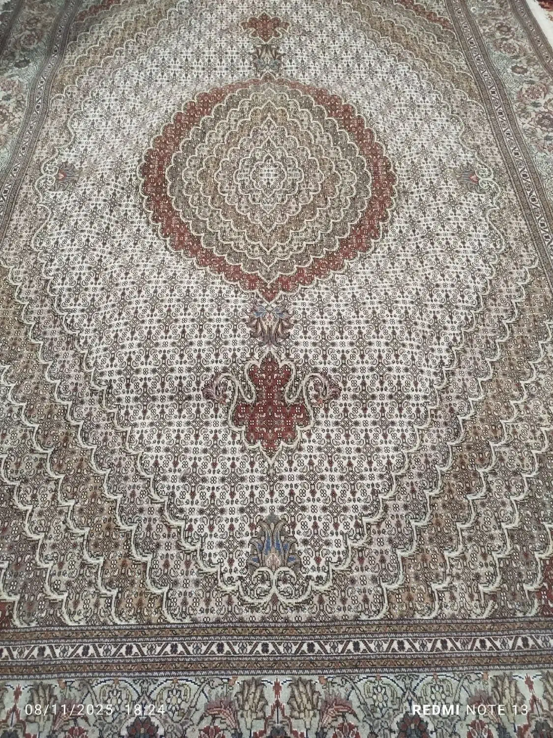 اندازه فرش تک ۹متری ۴۰ رج نقشه جدید|فرش|مراغه, |دیوار