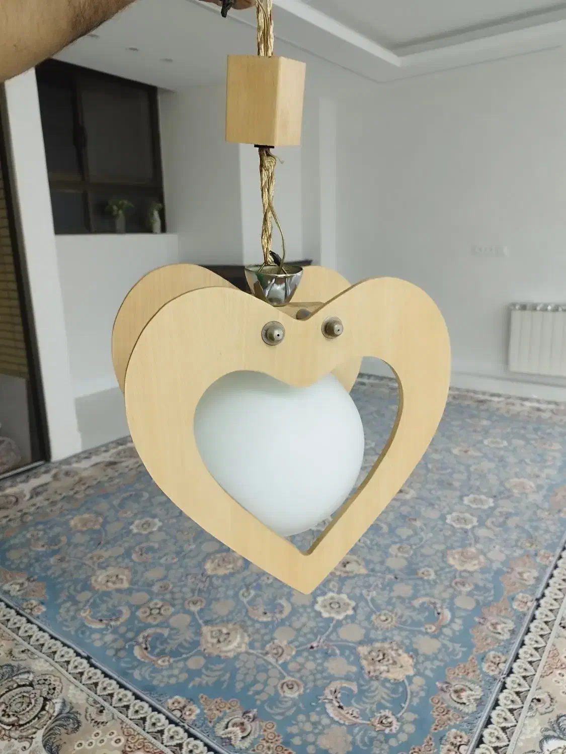 لوستر چوبی|لوستر و چراغ آویز|اصفهان, ملکشهر|دیوار