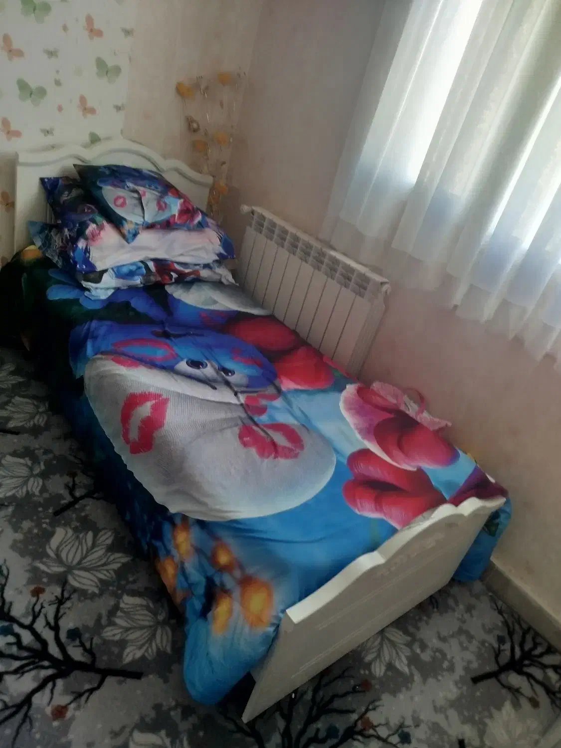 تخت کودک و نوجوان|تخت و سرویس خواب|گلبهار, شهر جدید گلبهار|دیوار