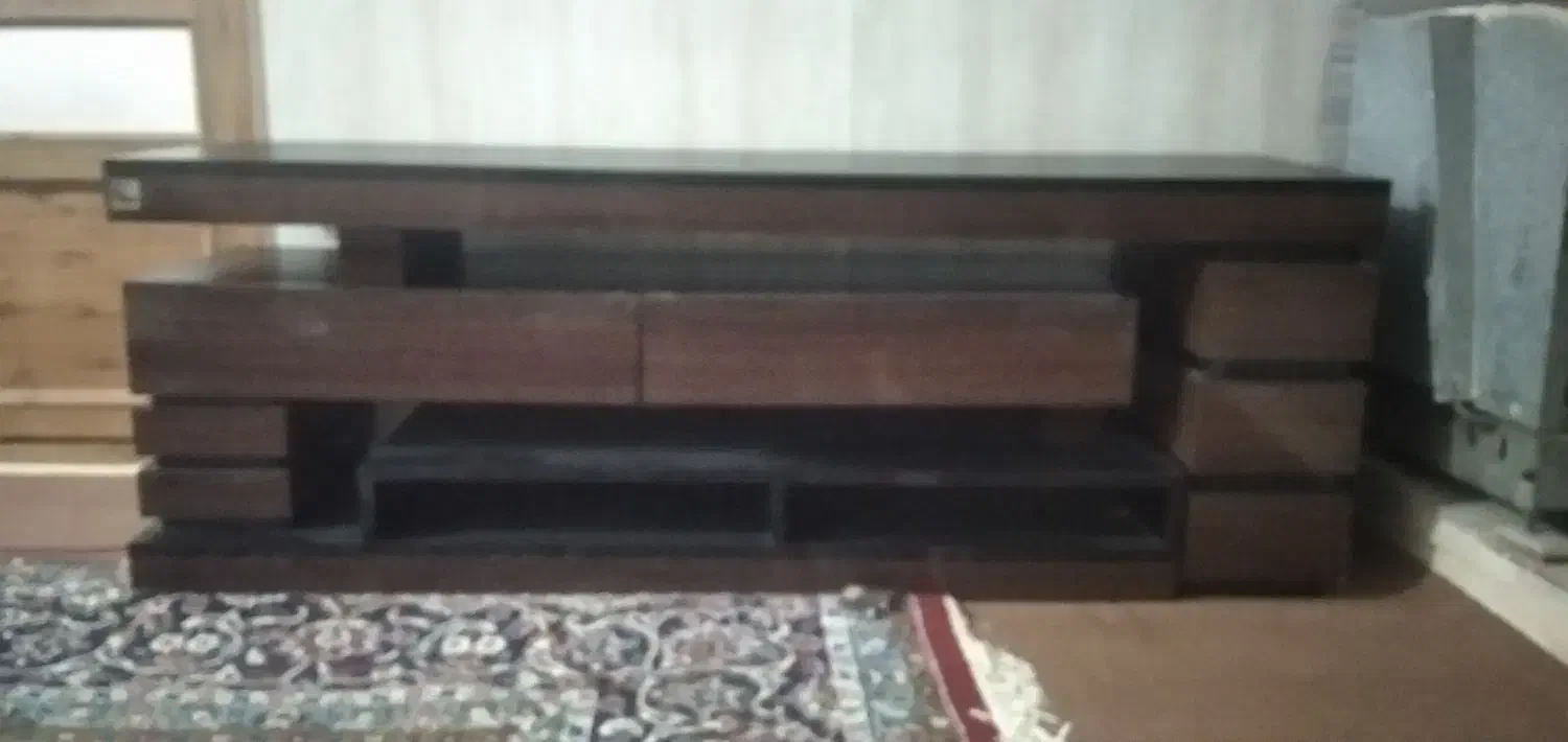 زیر تلویزیونی چوبی|میز تلویزیون|گنبد کاووس, |دیوار