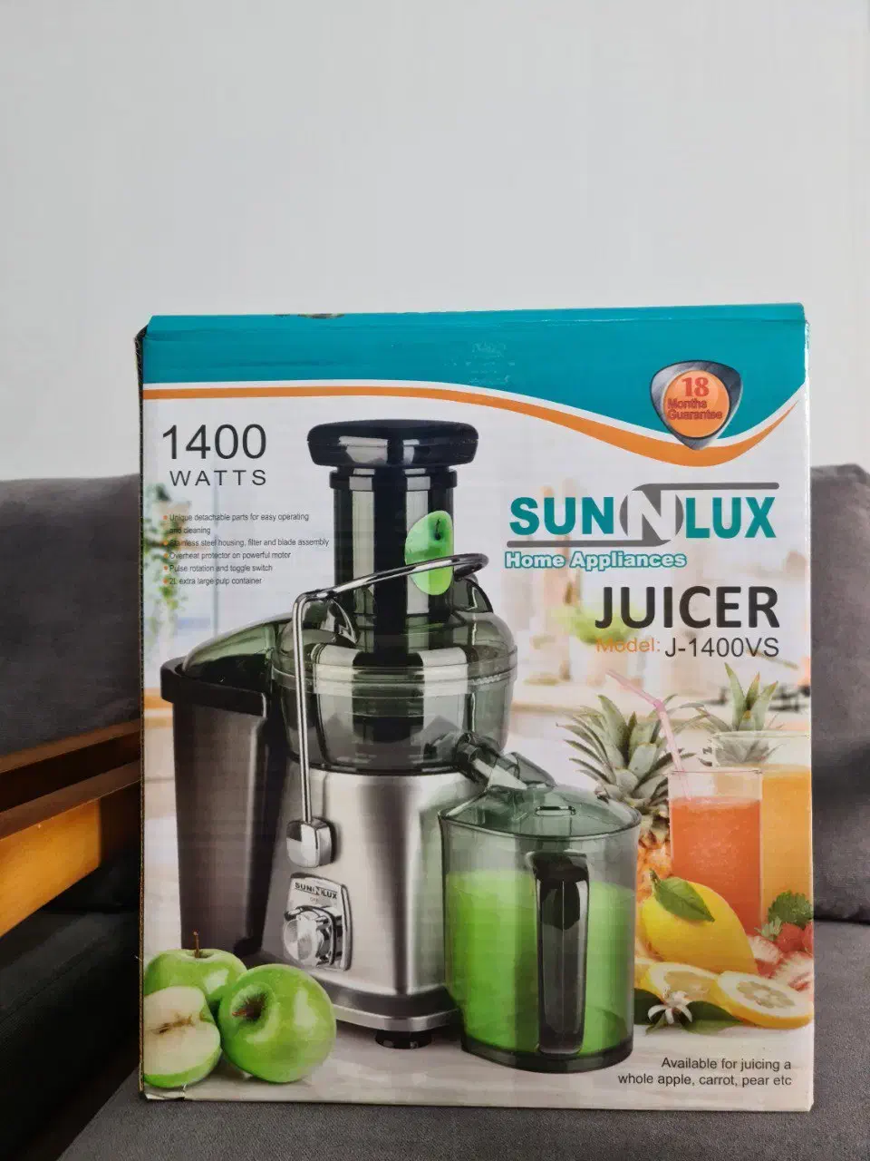 آبمیوه گیر Sunnlux J-1400VS|آبمیوه‌گیر و آب‌مرکبات‌گیر|گرگان, |دیوار