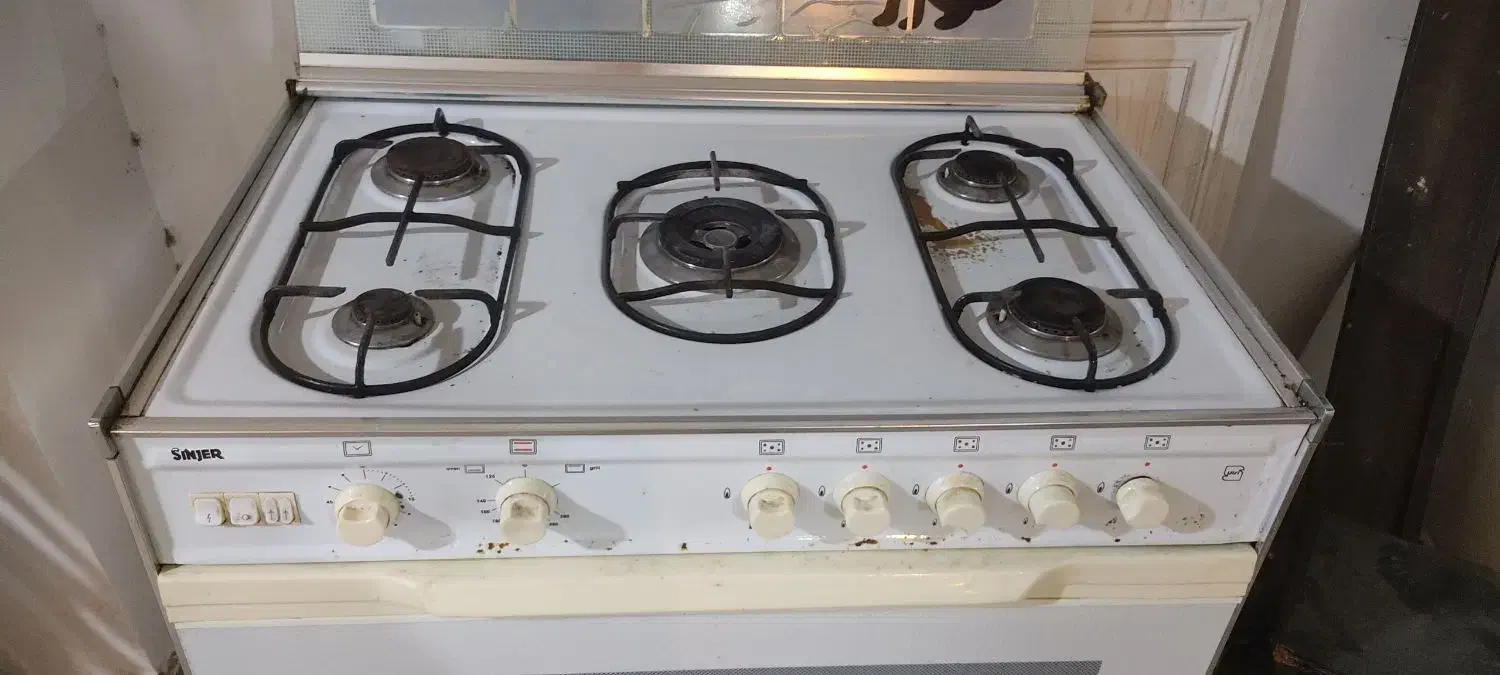 گاز فر دار ۶ شعله مدل سینجر|اجاق گاز و لوازم برقی پختوپز|ماسال, |دیوار