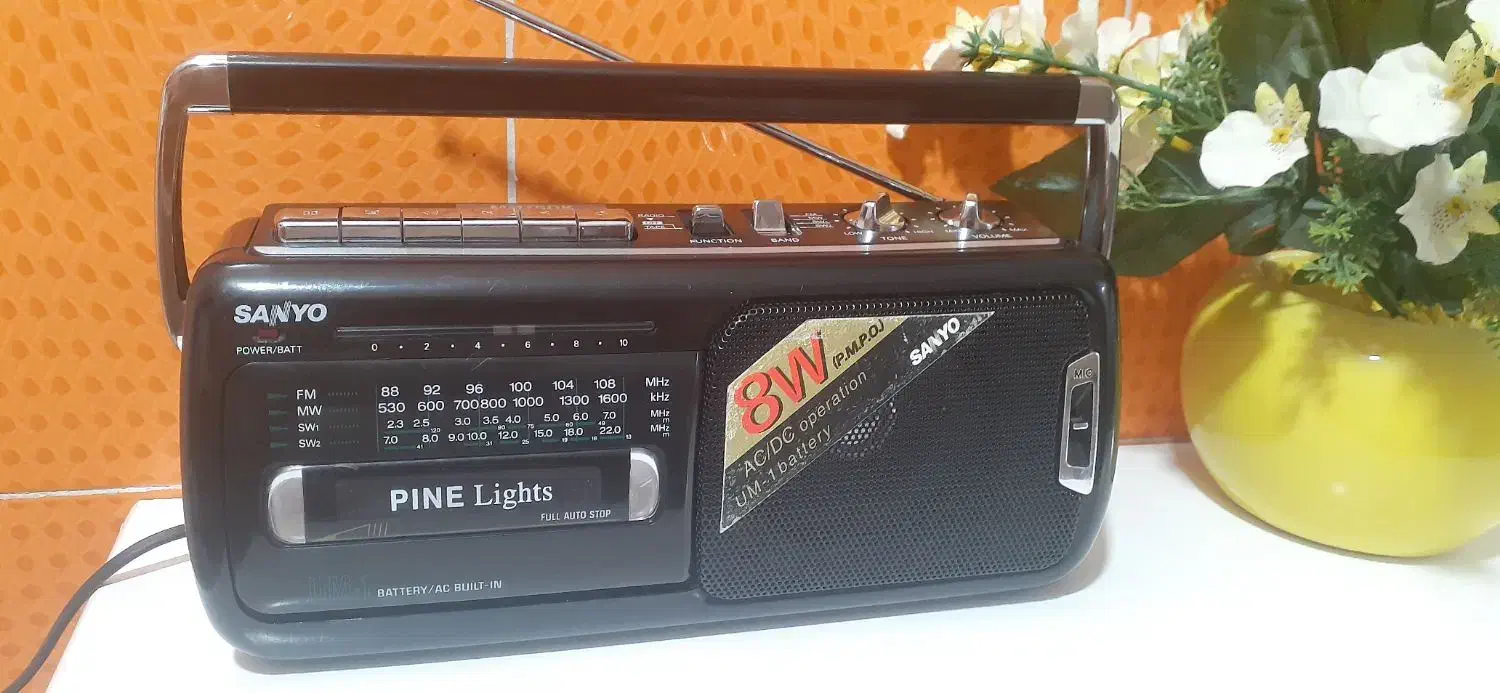 رادیو و ضبط SANYO در حد نو لنگ کارتن|سیستم صوتی خانگی|بندرعباس, |دیوار