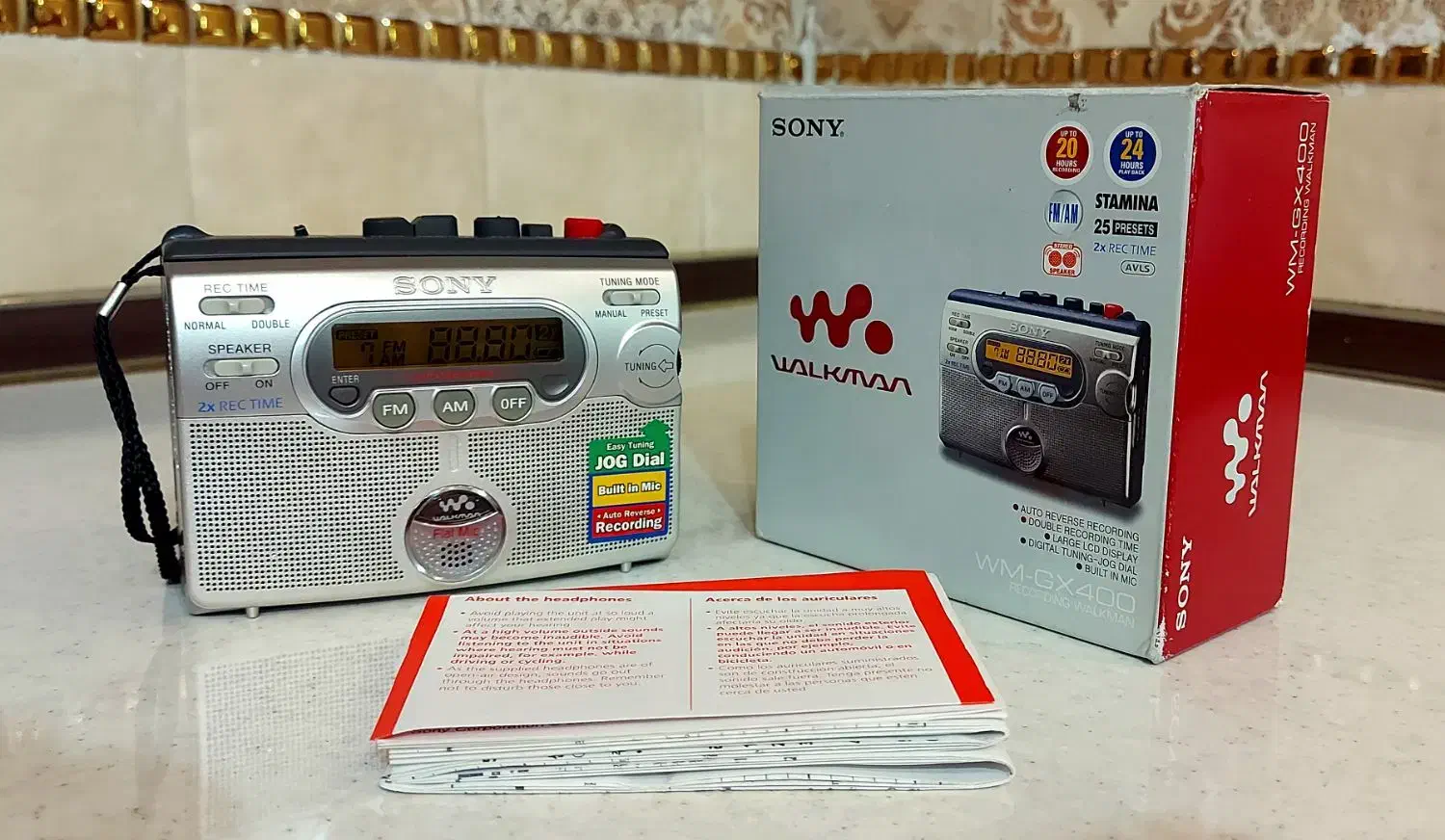 واکمن آکبند کلکسیونی سونی Gx400|پخش‌کننده همراه|تهران, الهیه|دیوار