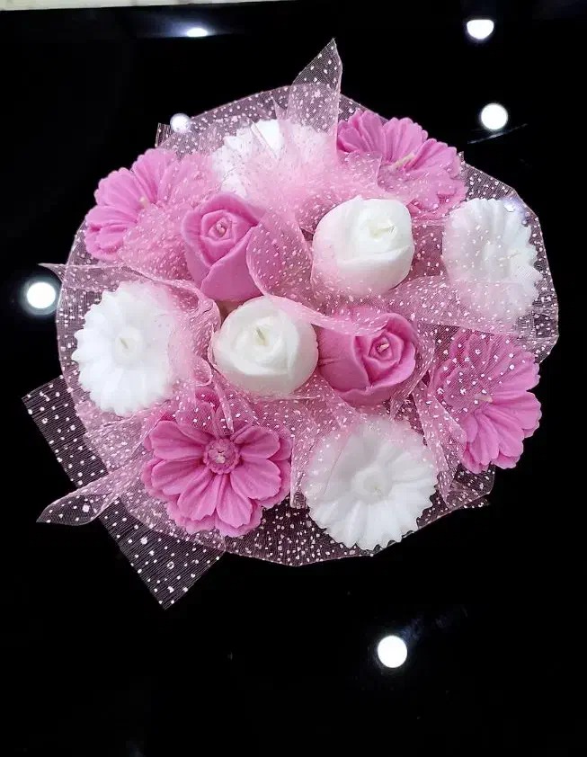 باکس گل شمعی|گل مصنوعی|نقده, |دیوار