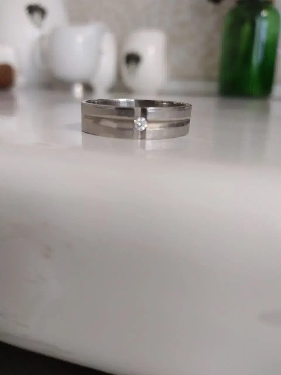 حلقه پلاتین مردانه|جواهرات|قم, سعادتی|دیوار