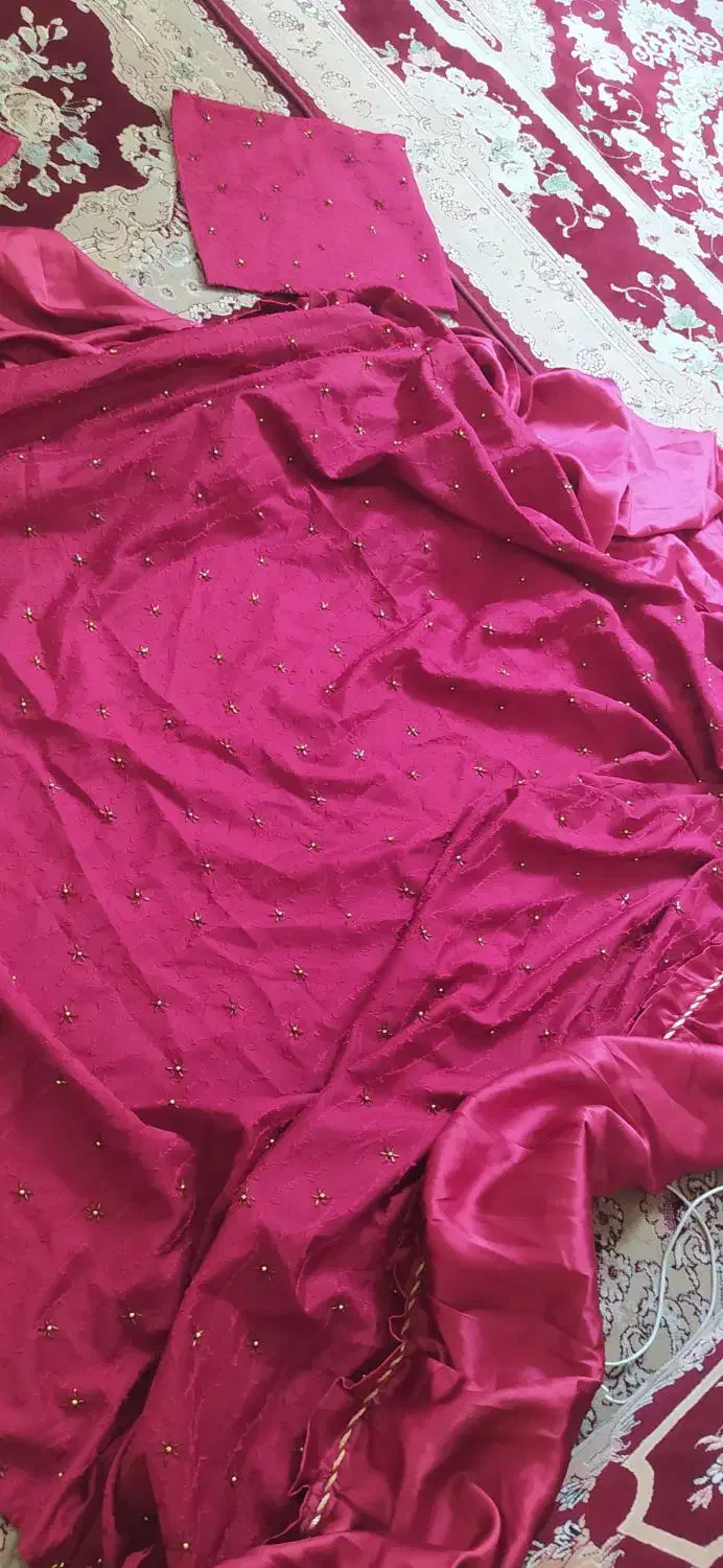 روتختی دونفره منجوق ساتن پفکی نو|سرویس روتختی|سنندج, |دیوار