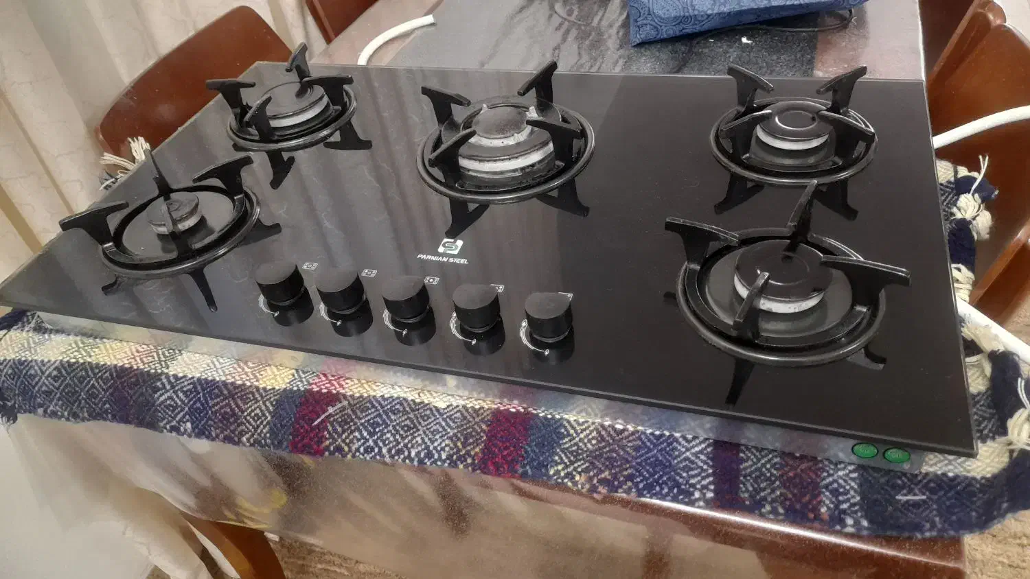 اجاق گاز ۵ شعله استاندارد و ترموکوپل|اجاق گاز و لوازم برقی پخت‌وپز|لولمان, |دیوار